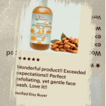 Almond Facial Scrub - Exfoliating Face Wash