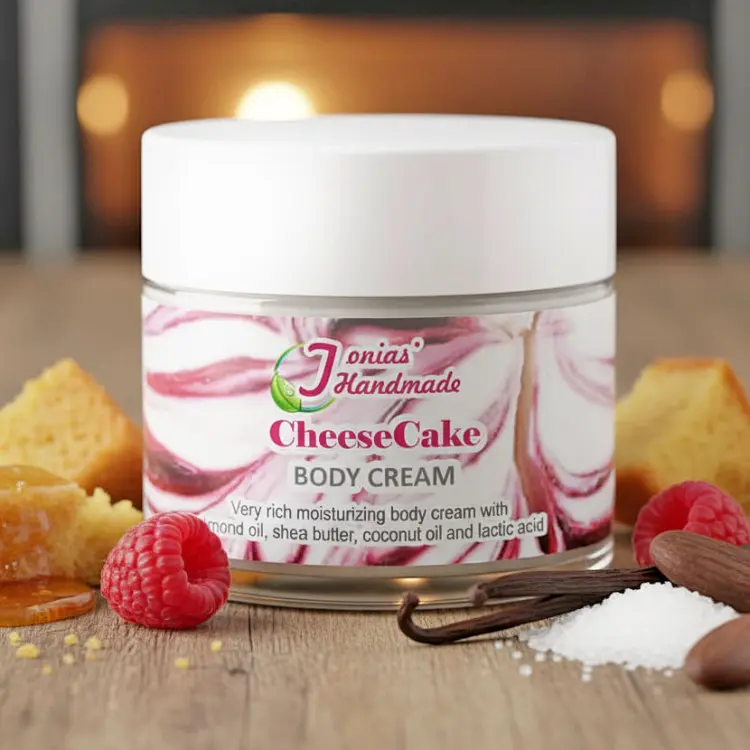 Κρέμα Σώματος Cheesecake - κρεμώδες άρωμα βανίλιας και μούρων