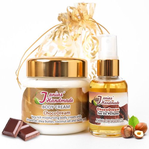 Gift Set Chocolate Body Cream and Perfume Spray