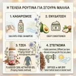 Τζελ Μαλλιών από Λιναρόσπορο Τζελ Μαλλιών από Λιναρόσπορο