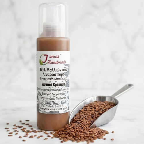 Τζελ Μαλλιών από Λιναρόσπορο - Δυνατό Κράτημα