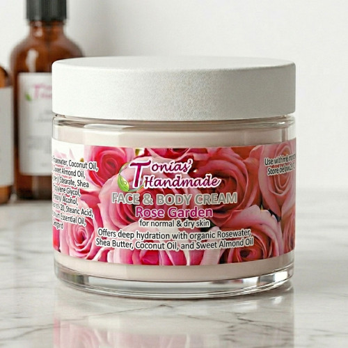 Handmade Rose Face & Body Cream Handmade Rose Face & Body Cream