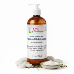 Beef Tallow Lotion - Organic Grass Fed for skin
