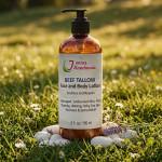 Beef Tallow Lotion - Organic Grass Fed for skin Beef Tallow Lotion - Organic Grass Fed for skin