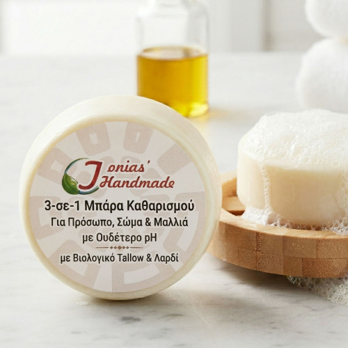 Μπάρα Καθαρισμού Tallow Μαλλιά, Πρόσωπο, Σώμα