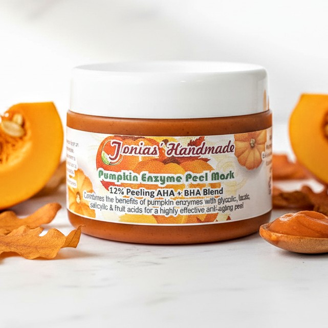 Μάσκα προσώπου με κολοκύθα και ένζυμα