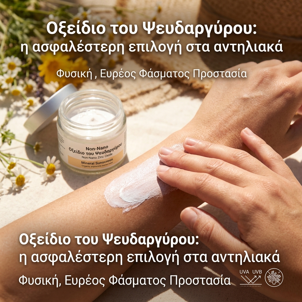 Οξείδιο του Ψευδαργύρου: η ασφαλέστερη επιλογή στα αντηλιακά