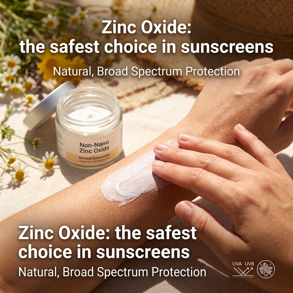 Non-Nano Zinc Oxide: the Safest Choice in Natural Sunscreens